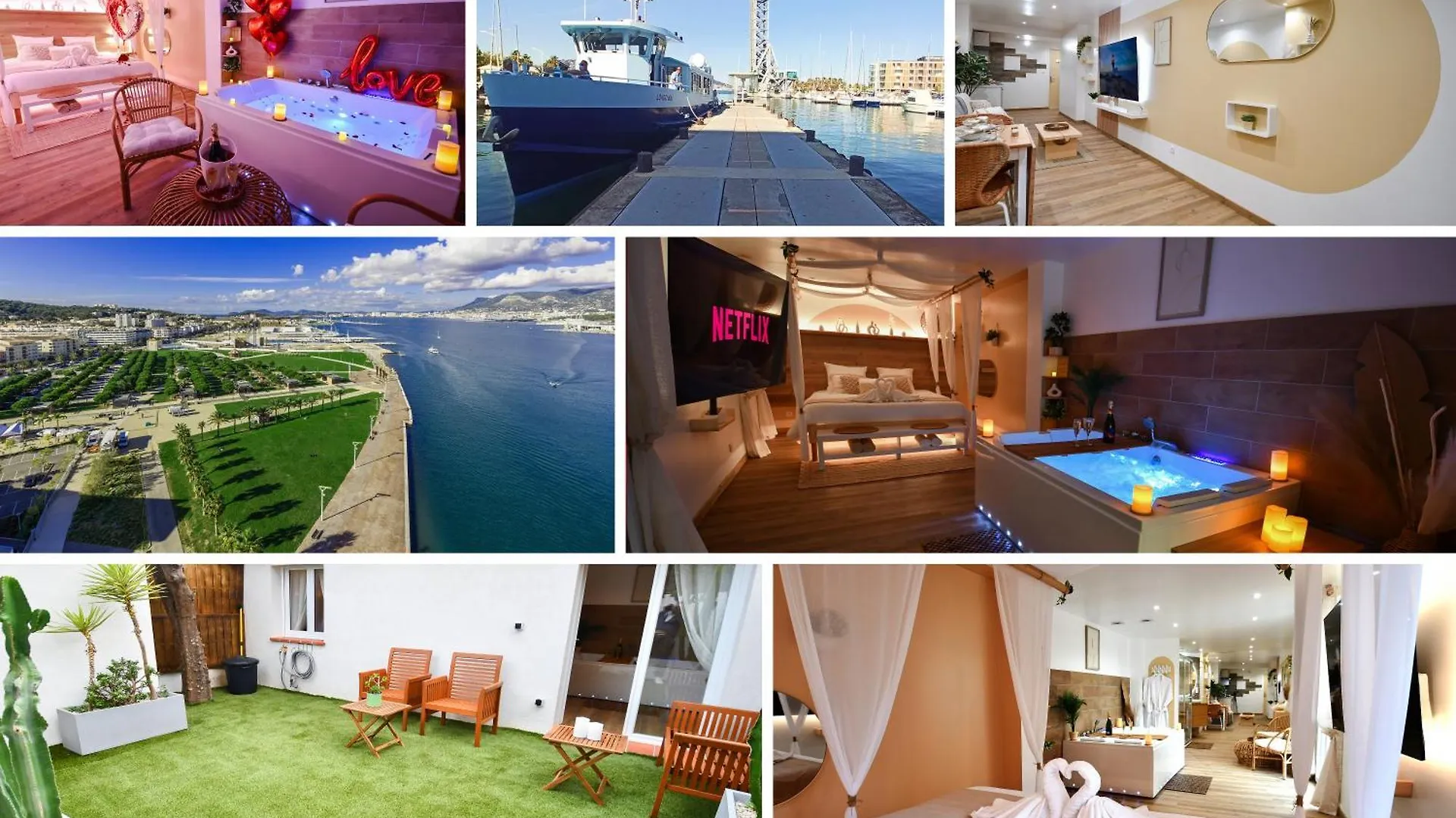 La Gioya - Love Room, Jacuzzi, Baldaquin La Seyne-sur-Mer 0*,  France